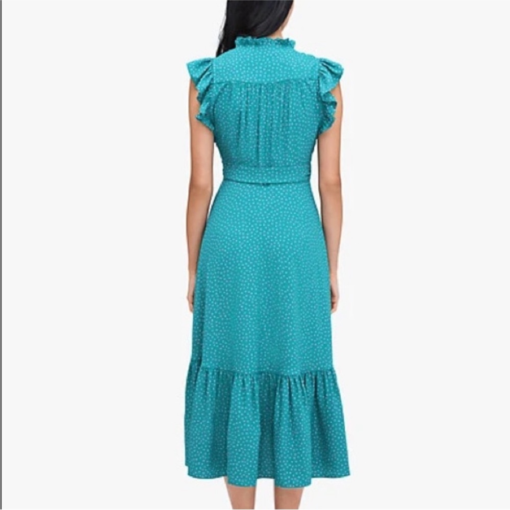 Kate Spade Poolside Dot Wrap Dress Gem